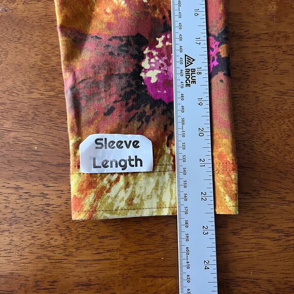 Chico's Women's L Jacket Blazer Floral Beaded Art to Wear Stretch Colorful Party - Picture 9 of 11